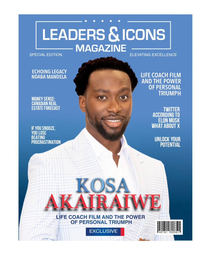 Leaders & Icons Magazine cover: Special Edition Kosa Akairaiwe